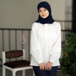 شومیز مدل سنجاقک سفید